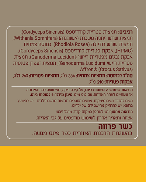מצב רוח ואנרגיה - מיקו ג'וי וקורדיספס 60